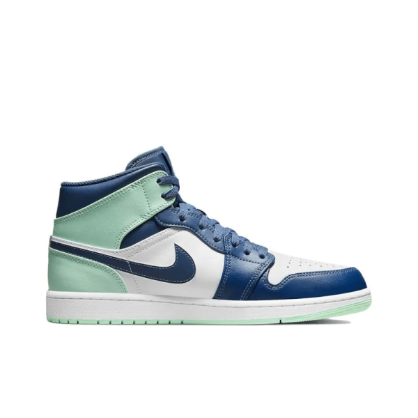 Air Jordan 1 Mid 'Blue Mint' 554724-413 - Drop - Image 3