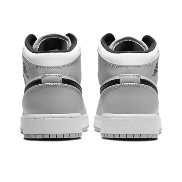 Air Jordan 1 Mid GS 'Light Smoke Grey' 554725-092 - Drop - Image 8