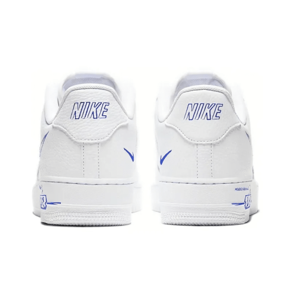 Air Force 1 Low Sketch White Blue - Cw7581-100 - Streetwear - Image 6