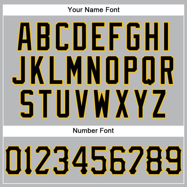 Gray Black Pinstripe Black-Gold Authentic Personalized Basketball Jersey - Image 4