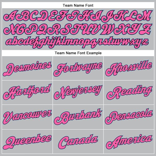 Gray Black Pinstripe Light Blue-Pink Authentic Personalized Basketball Jersey - Image 3