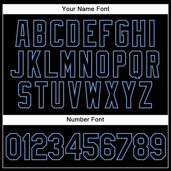 White Black-Light Blue Authentic Split Fashion Personalized Basketball Jersey - Image 4