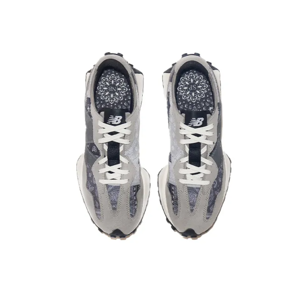 New Balance 327 Shoe Palace Unity Heritage Grey Bandana Ms327spg - Style - Image 3