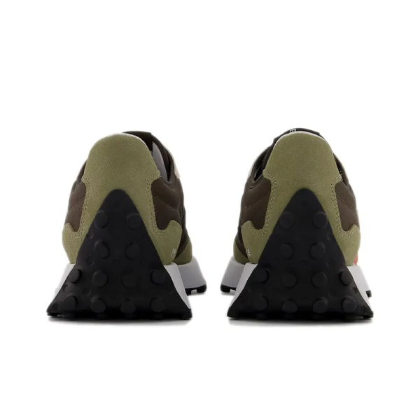 New Balance 327 True Olive Vibrant Orange Ms327be - Drop - Image 6