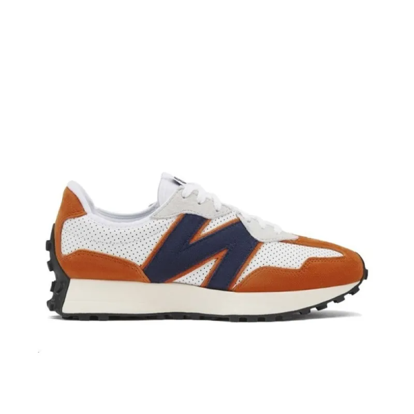 New Balance 327 White Natural Indigo MS327PR - Iconic - Image 2