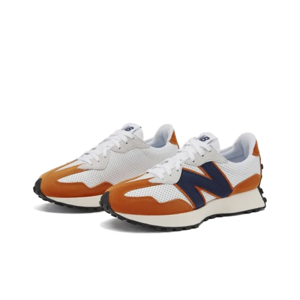 New Balance 327 White Natural Indigo MS327PR - Iconic - Image 3