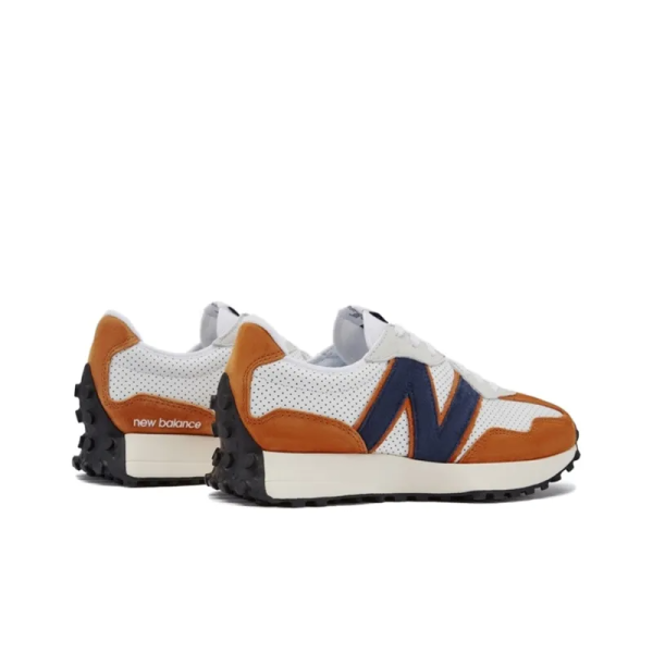 New Balance 327 White Natural Indigo MS327PR - Iconic - Image 4
