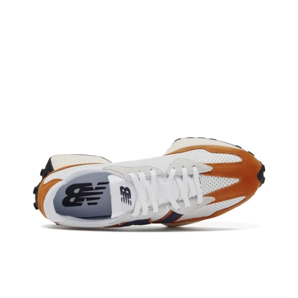 New Balance 327 White Natural Indigo MS327PR - Iconic - Image 5