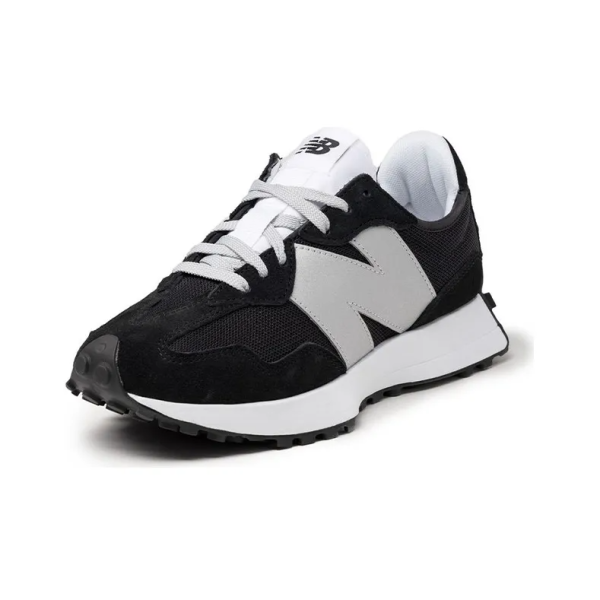 New Balance 327 Black Silver MS327MM1 - Drop - Image 2