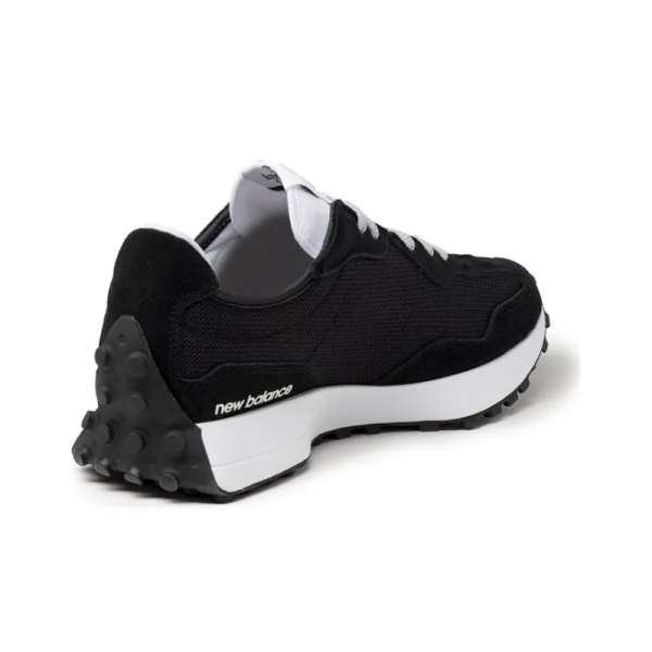New Balance 327 Black Silver MS327MM1 - Drop - Image 3
