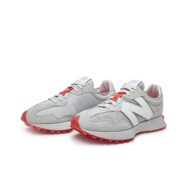 Levis X New Balance Nb 327 Running Shoes Unisex Low-top Gray Red Ms327lvc - Drop - Image 3