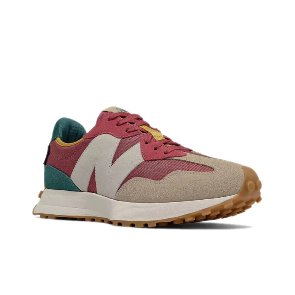 New Balance 327 Bordeaux Tan Teal MS327WT1 - Style - Image 3