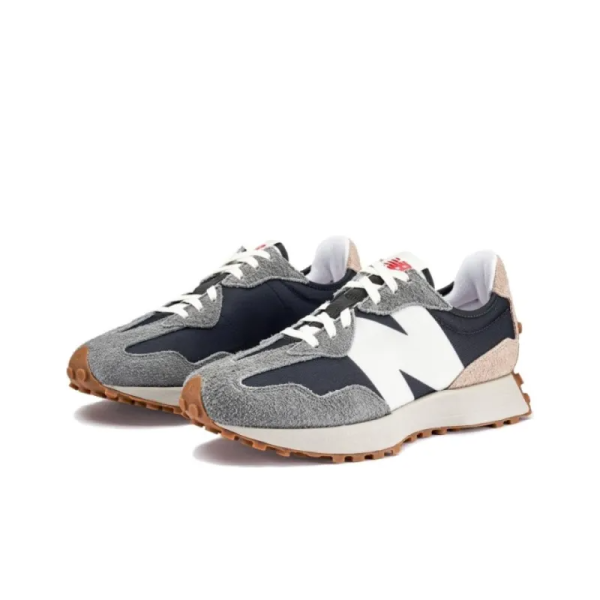 New Balance 327 Harbor Grey Gum MS327UD - Style - Image 3