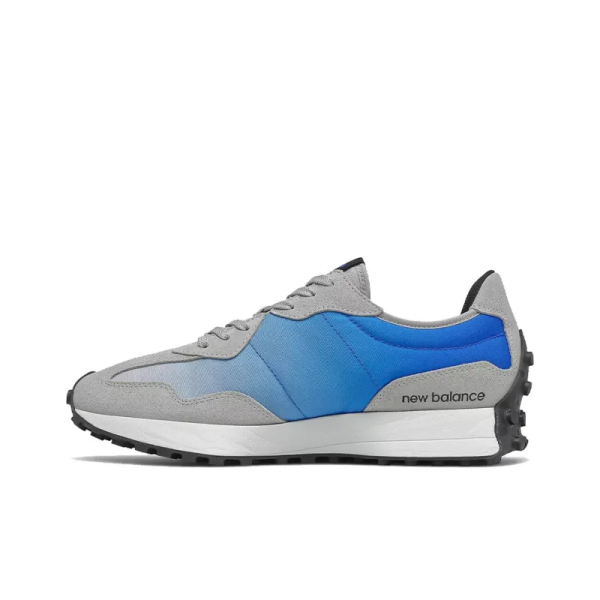 New Balance 327 Light Aluminum Cobalt Blue MS327SD - Style - Image 2