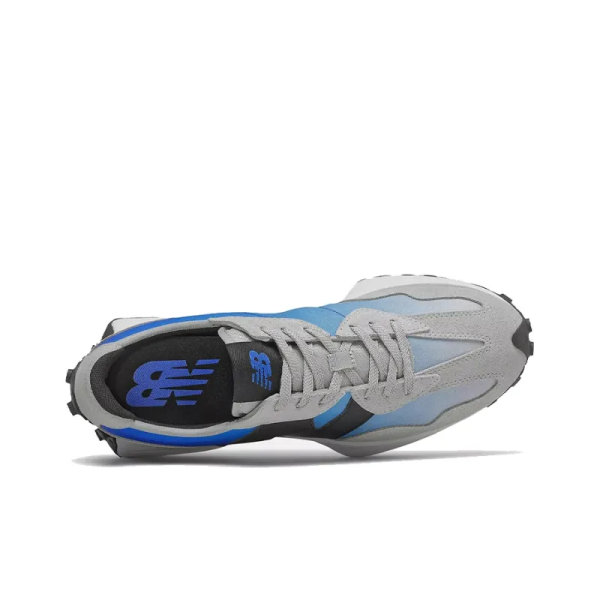 New Balance 327 Light Aluminum Cobalt Blue MS327SD - Style - Image 4