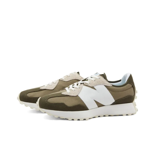 New Balance 327 Military Olive Ms327dc - Drop - Image 2