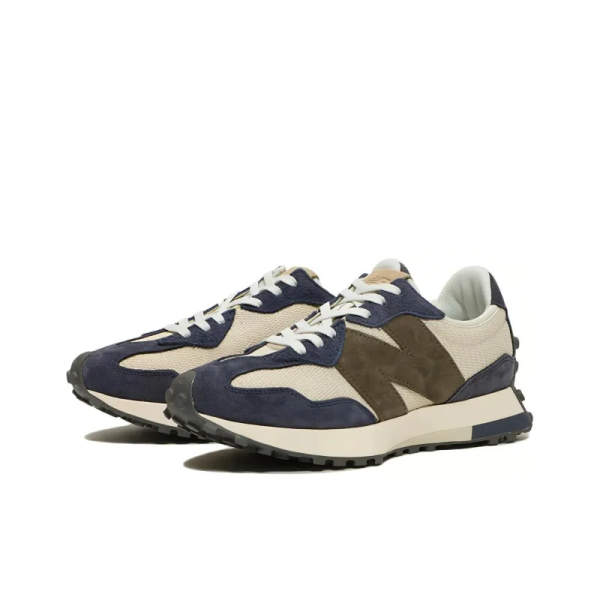 New Balance 327 Navy Bone Olive Ms327dt - Limited - Image 2