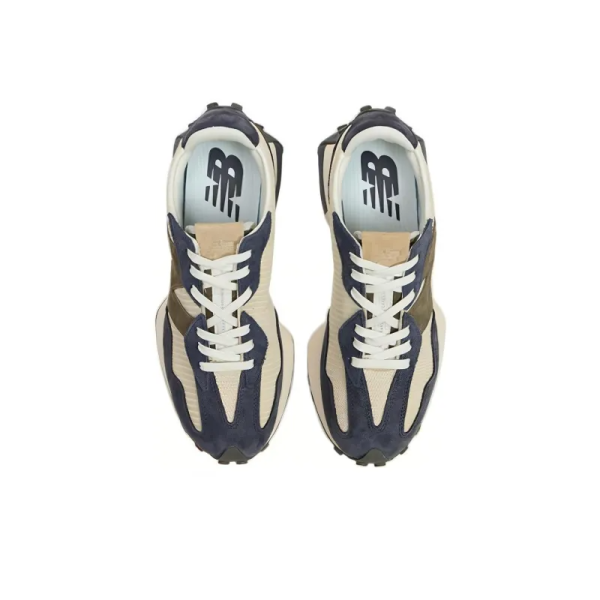 New Balance 327 Navy Bone Olive Ms327dt - Limited - Image 3