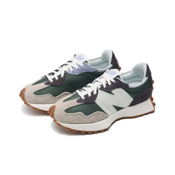 New Balance 327 Oak Leaf Green WS327COB - Drop - Image 3