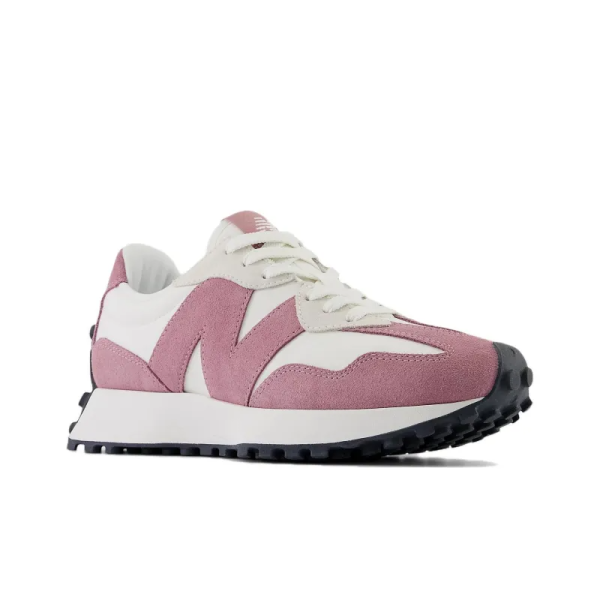 New Balance 327 Pink White Suede Ws327mb - Iconic - Image 3