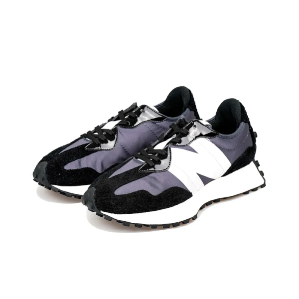 New Balance 327 Black Grey WS327SFC - Iconic - Image 3