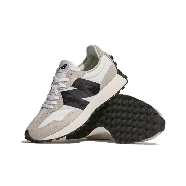 New Balance 327 Sea Salt Black MS327FE - Drop - Image 4