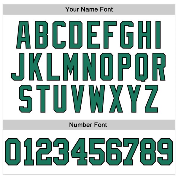 White Kelly Green Pinstripe Kelly Green-Black Authentic Personalized Basketball Jersey - Image 4